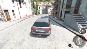 BeamNG drive - driving in italy on mersedes