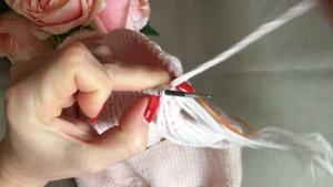 ЭЛАСТИЧНОЕ ЗАКРЫТИЕ ПЕТЕЛЬ РЕЗИНКИ 1/1 ИГЛОЙ.