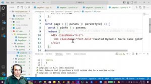 Nested Dynamic Routes Next.js Typescript | Next.js 14 Tutorial -9 | Dr Vipin Classes