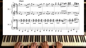 "Bella ciao" for Piano four hands