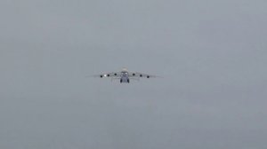 Antonov An 225 Mrija,landing in Ostrava airport