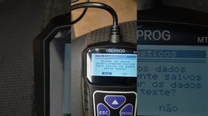 OBDPROG MT100 Configurar idioma Português e apagar lâmpada de ignição. Diagnóstico de infecção