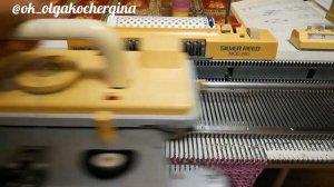 Мастер-класс. Рисунок Соты на вязальной машине Silver reed и его вариации.