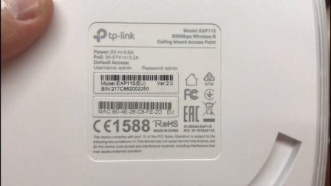 WiFi точка доступа для безшовного WiFi или WiFi роуминга tp-link Auranet EAP115
