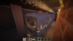 Minecraft - РОССИЙСКОЕ МЕТРО | Real Train Mod