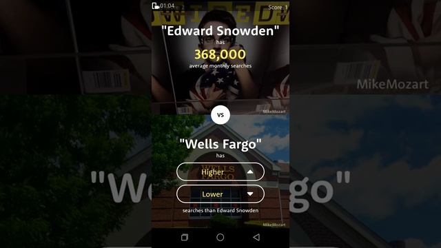 Higher or lower game #3 смотреть онлайн