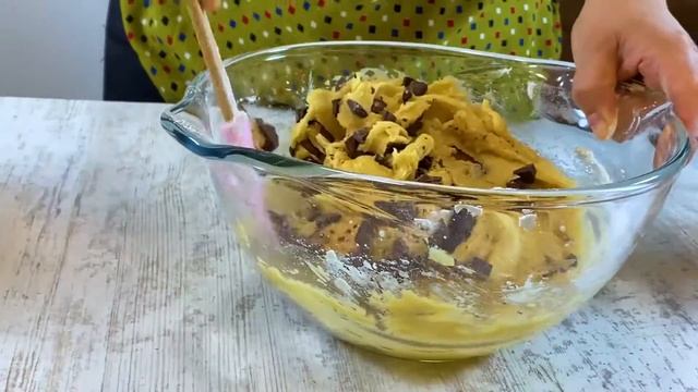 САМЫЙ ПРОСТОЙ РЕЦЕПТ печенья с шоколадом. ПЕЧЕНЬЕ с кусочками шоколада | Вкусно с Анной