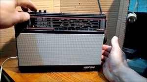 Радиоприемник VEF 214  времен СССР что ловит сейчас