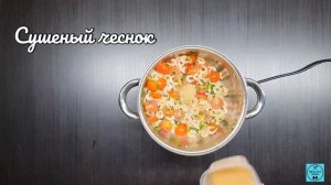 Яичный суп с креветками! Очень быстрый и простой рецепт вкусного обеда!