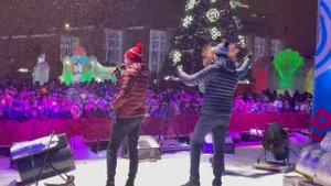 Как будто радуется весь мир! Это словами не передать! Группа САДко перед Рождеством в Ижевске.