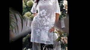 Филейное Вязание Крючком - Туники для Полных - 2019 / Knit Crochet Knitting Pattern for Full