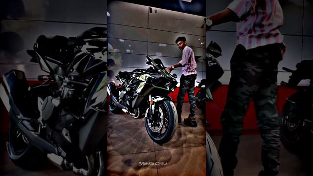 gadi PE behet ne ki aukat nahi hai Ninja Kawasaki H2 #h2 #kawasaki #ungraduategamer