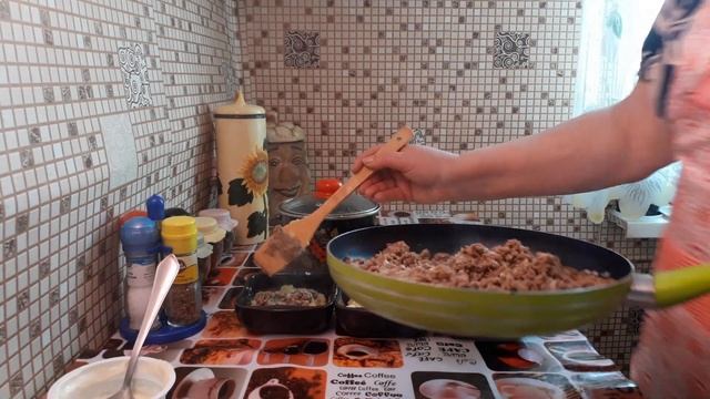 Картофельная запеканка с фаршем.Бюджетно и вкусно!