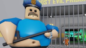 СБЕЖАЛ ОТ ЗЛОГО БАРРИ В РОБЛОКС! ПОБЕГ БАРРИ РОБЛОКС