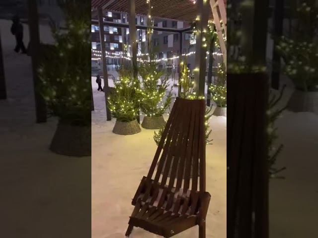 Новогодний сквер в Бруснике #shorts смотреть онлайн