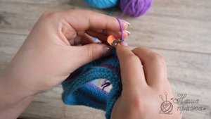 Смена цвета без ступеньки при вязании по кругу