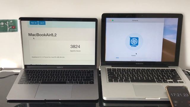 2019 Macbook air 13" i5 vs 2012 Macbook pro 13" i5 performance Comparison