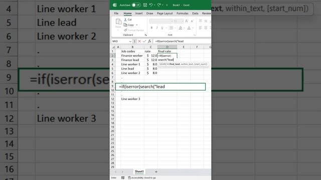 #excelsolutions s How to define a formula based on a key word #exceltips