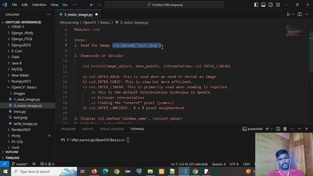 தமிழில் - OpenCV | Image Resizing In OpenCV | Python Machine Learning Library | #5 | Guhan Ganesan
