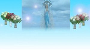 O Queen of the Holy Rosary | Marian Hymn | Karaoke / Backing Track with on-screen lyrics