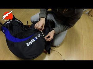 Правильная укладка запасного парашюта в подвску