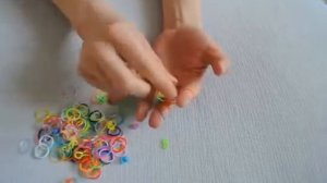 Браслет из резинок. Двойная коса. Как сплести браслетик из резиночек  в видеоуроке №36