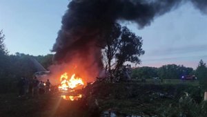 В Рязанской области разбился транспортный самолет Ил-76