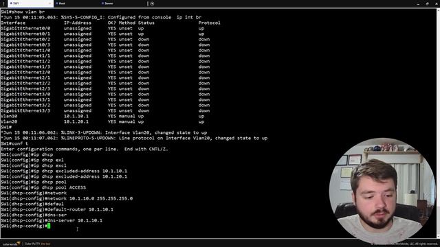 How to Configure DHCP on a Cisco Layer 3 Switch смотреть онлайн