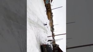 Дрифт на снегокате