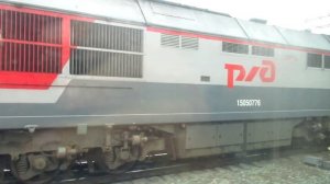Тепловоз ТЭП70БС 096 на станции Ртищево 1 г. Ртищево