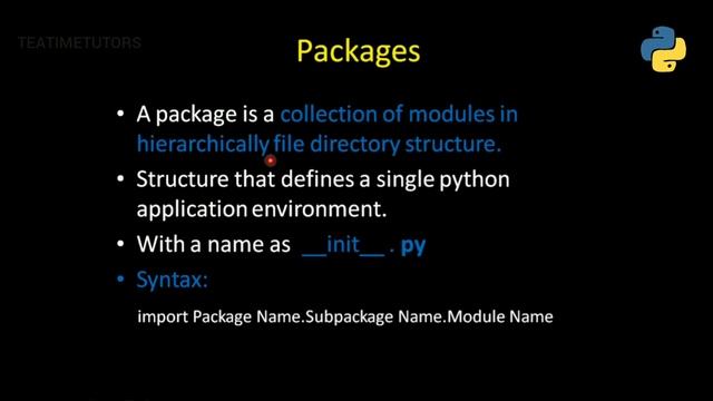 Modules and Packages in Python | Explained in Tamil