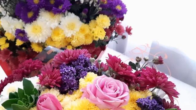 БУКЕТЫ К ДНЮ УЧИТЕЛЯ. ДЕЛАЮ ОСЕННИЕ КОМПОЗИЦИИ ИЗ САДОВЫХ ЦВЕТОВ КОТОРЫЕ ВЫРАСТИЛА САМА. смотреть онлайн