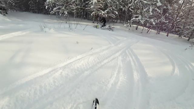 Дальнобой. США Поездка В Мичиган с друзьями на снегаходах Часть 4 Ski Doo freeride 2018 season смотреть онлайн