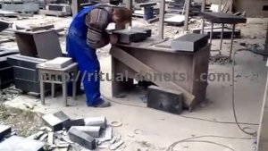 Шлифовка гранита, изготовление памятника. polishing granite, Manufacturing of monuments.