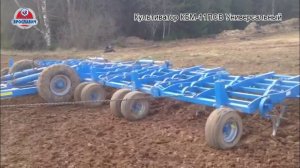 Советский Кировец с культиватором КБМ-11ПСВ. Культивация весной 2019 года. Ярославич