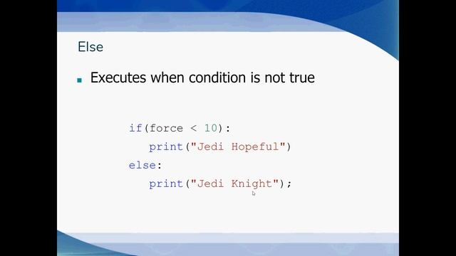 CS Flex 1030: Python Control Structures Part 1
