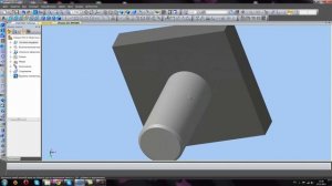 Компас 3D. Создание болта и отверстия.