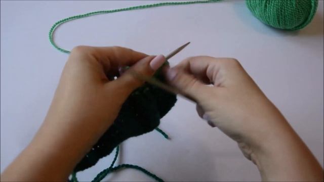 Детские носки на двух спицах