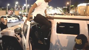 Реакция людей на громкую музыку - валим по Москве на Альмере и Хаммере!