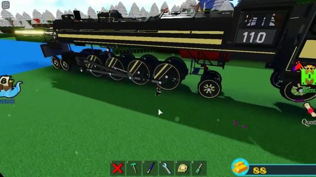 Engxpress 110 steam train | Roblox build a boat for treasure micro block showcase смотреть онлайн