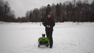 Снегоуборщик Greenworks GD40ST аккумуляторный бесщеточный 40V (арт 2600007)