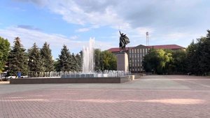 Станция Уральск, привокзальная площадь, памятник Чапаеву, площадь Чапаева, До свидания, Уральск!