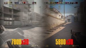 5800x3D vs 7800x3D | Counter-Strike 2 | Ryzen 7