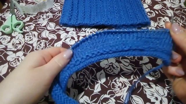 Вязаный снуд спицами (Узором цепочка) смотреть онлайн