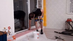 Подложка под тёплый пол  из жидкой теплоизоляции