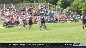 LEWIS CENTRAL vs NORTH SCOTT GIRLS SOCCER 6:12:14