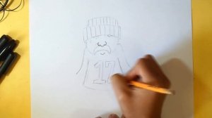 как рисовать Человек Граффити