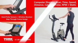 Велотренажер York Fitness LC-UB / York Fitness LC UB UPRIGHT EXERCISE BIKE