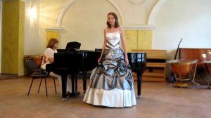 Вечерком за речкою