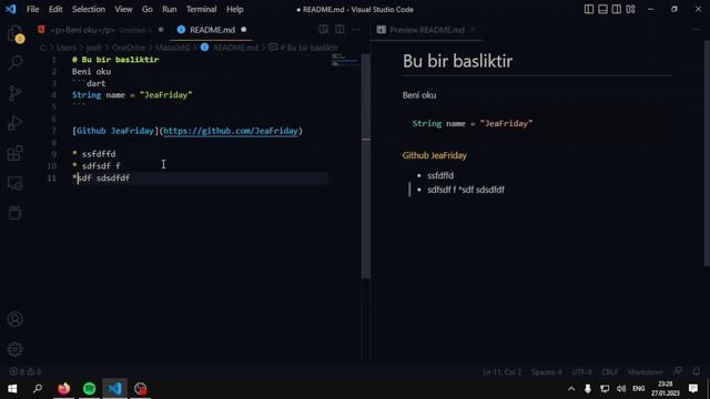 GITHUB'DA SÜREKLİ GÖRDÜĞÜMÜZ MARKDOWN NEDİR? NASIL KULLANILIR? README DOSYALARI OLUŞTURMAK! смотреть онлайн